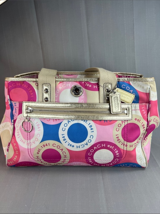 Coach Handbags - Coach 2010 Tote with Gold-Tone Trim